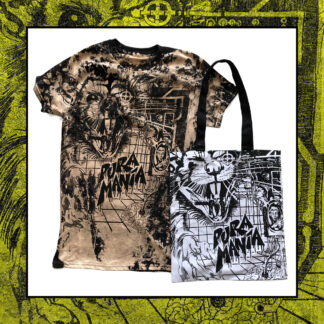 Pura Manía Rat Bleached T-shirt and Totebag combo
